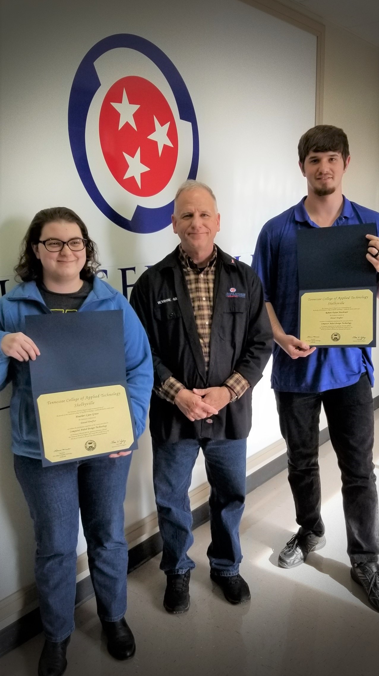 CAD Students Earn a Drafting Certificate TCAT Shelbyville